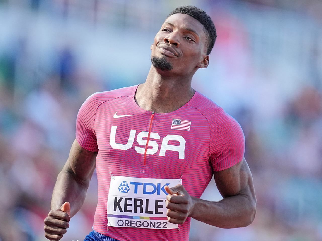 Video shows arrest of Olympic sprint medalist Fred Kerley after