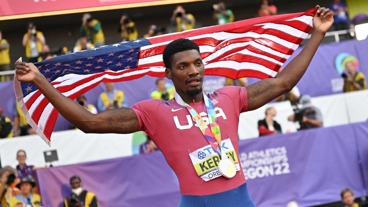 Video shows arrest of Olympic sprint medalist Fred Kerley after